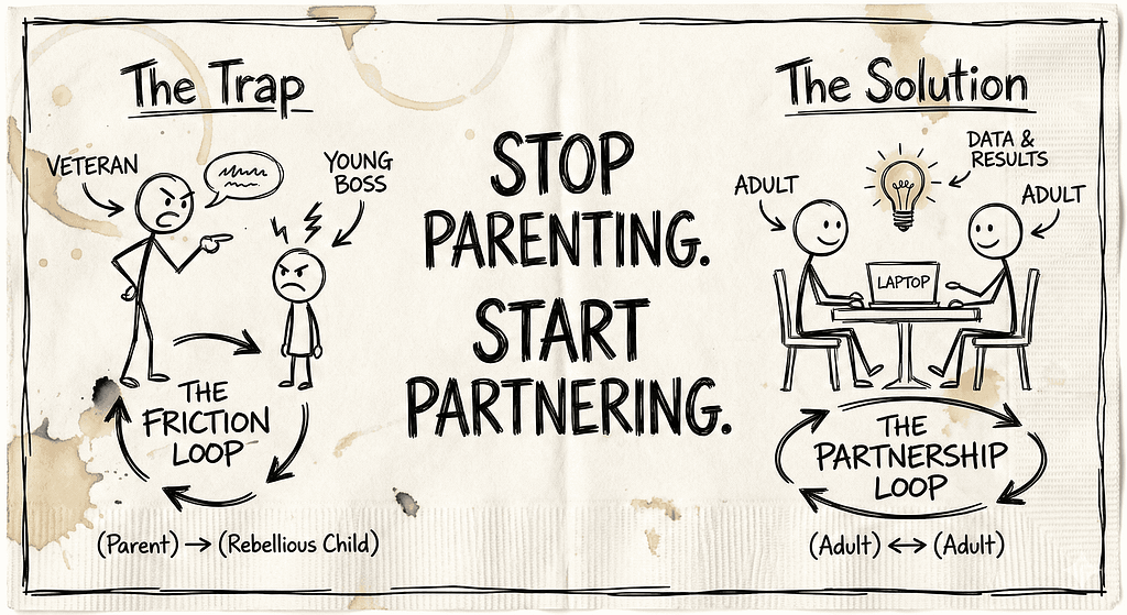 Young boss old employee dynamics